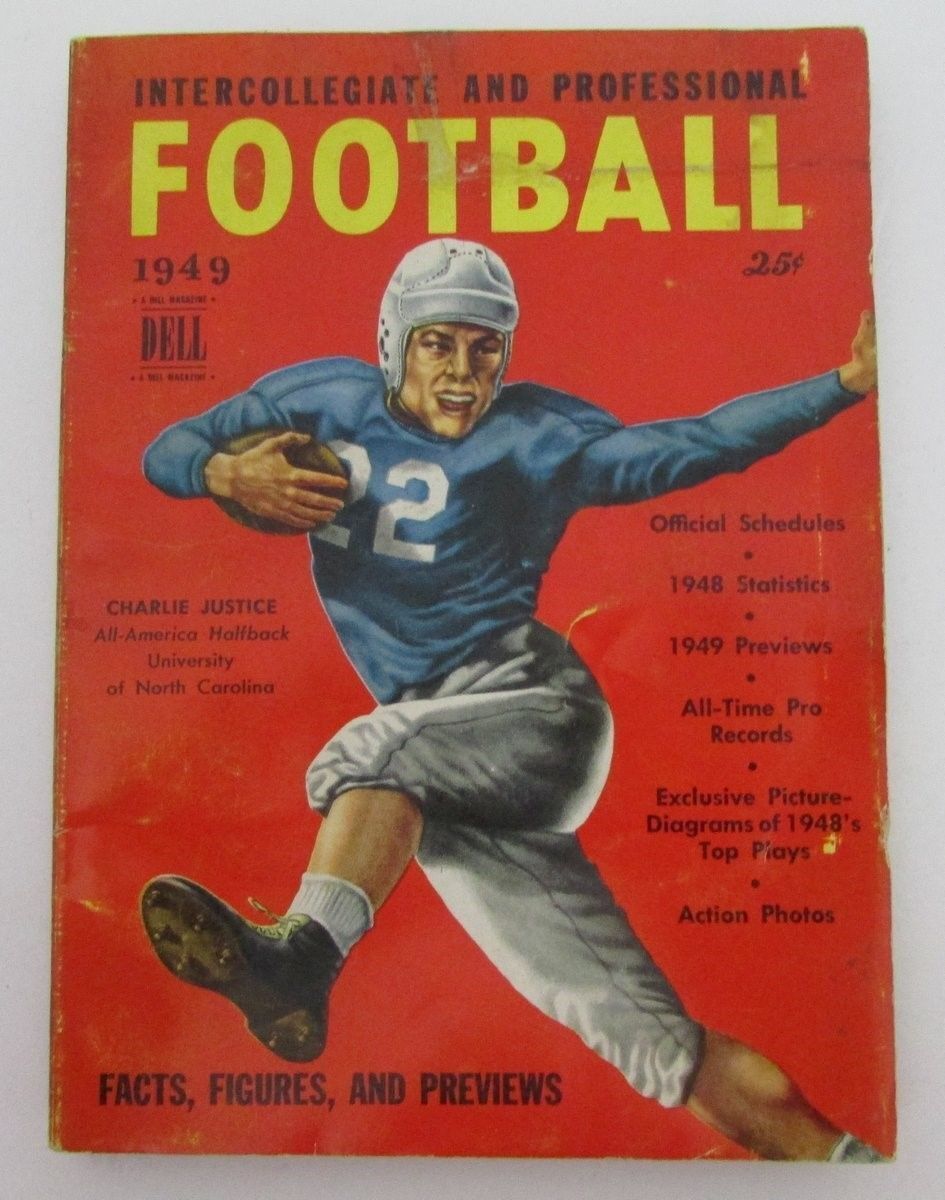 1949 Intercollegiate & Professional Original Football Guide 128182