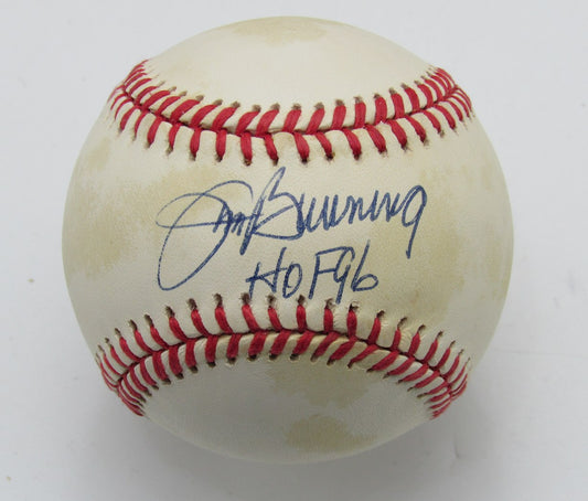 Jim Bunning HOF Signed/Inscr ONL Baseball Philadelphia Phillies PSA/DNA 191674