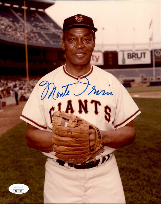 Monte Irvin HOF Signed/Autographed 8x10 Photo New York Giants JSA 191407