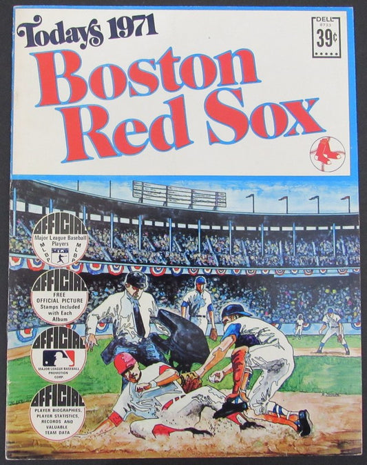 Today's 1971 Boston Red Sox Publication with (24) Baseball Cards 181439