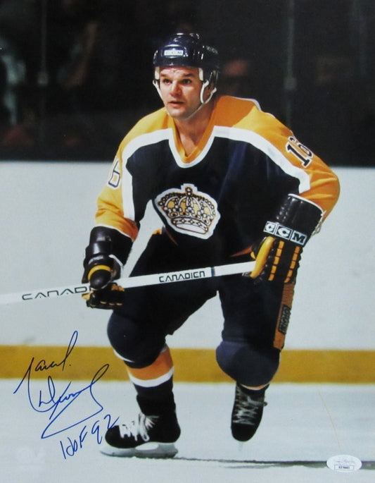 Marcel Dionne HOF Signed/Inscribed 11x14 Photo Los Angeles Kings JSA 186140