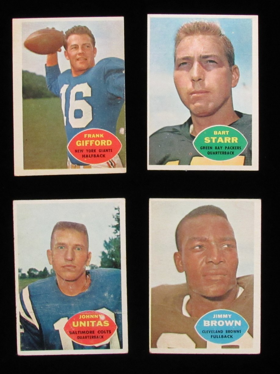 1960 Topps Football Complete Set (132) Brown, Unitas, Starr, Hornung 189775