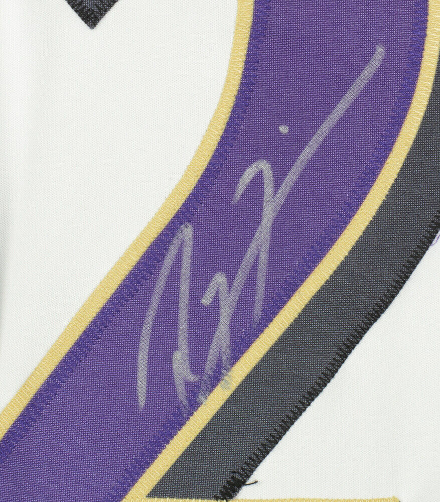 Ray Lewis Signed/Autographed Ravens Custom White Football Jersey JSA 156536