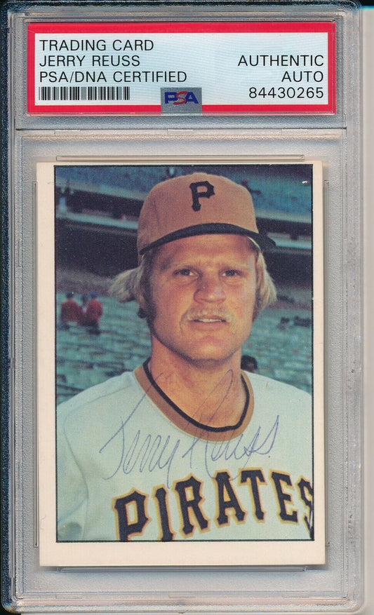 Jerry Reuss Pirates Signed/Autographed 1975 SSPC Card #41 PSA/DNA 164234