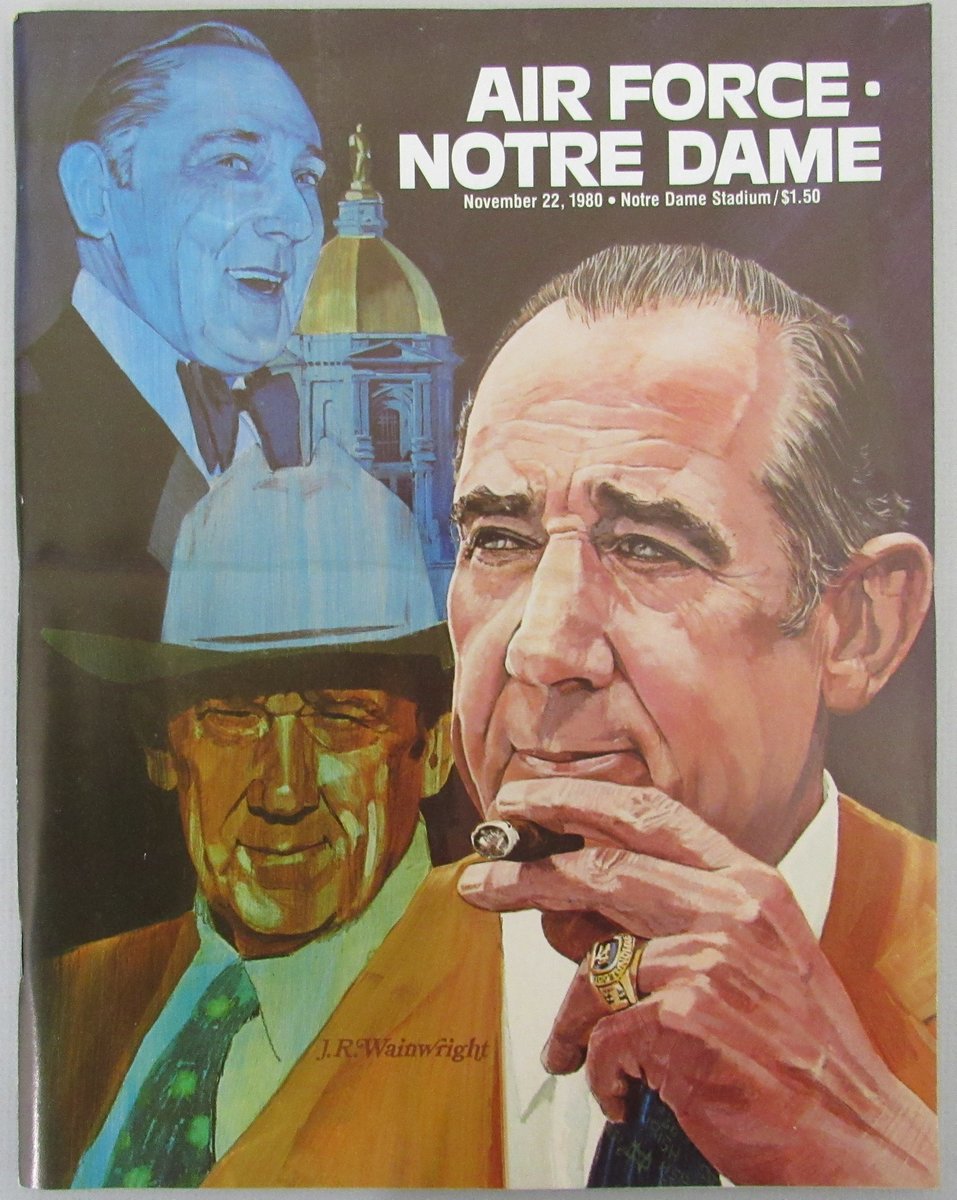 November 22, 1980 Air Force vs. Notre Dame College Football Program 192245