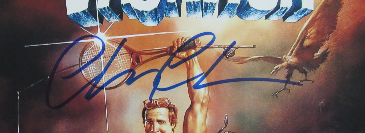 Chevy Chase Autographed 11x17 Movie Poster "Vacation" JSA 179124