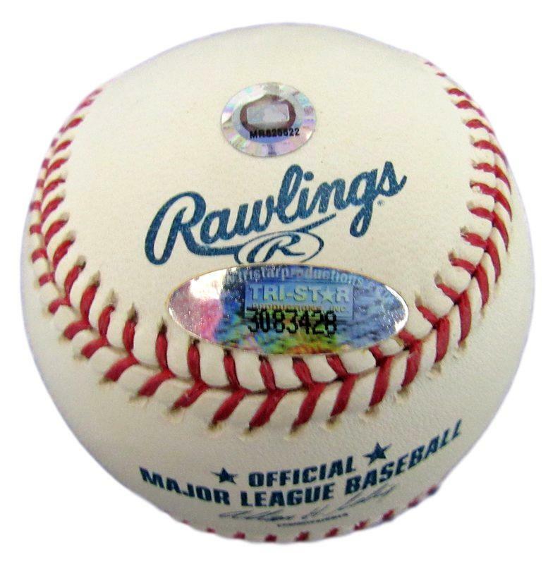 Eric Chavez Oakland A's Signed/Autographed Rawlings OML Baseball TriStar 143980