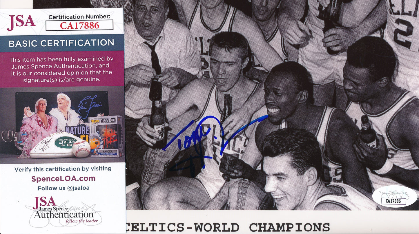 Tom Heinsohn HOF Signed/Autographed 8x10 Photo Boston Celtics JSA 192947