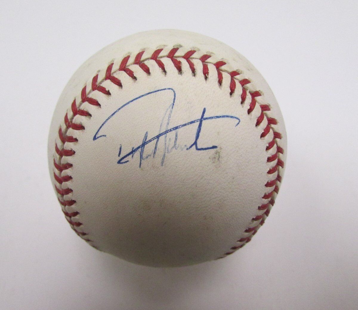 Tyler Houston Signed/Autographed OML Baseball 139745