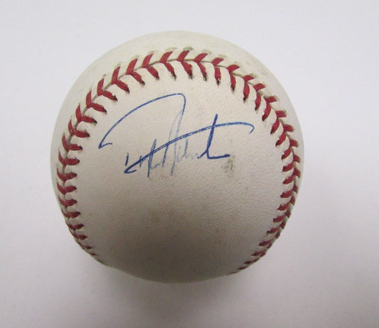 Tyler Houston Signed/Autographed OML Baseball 139745