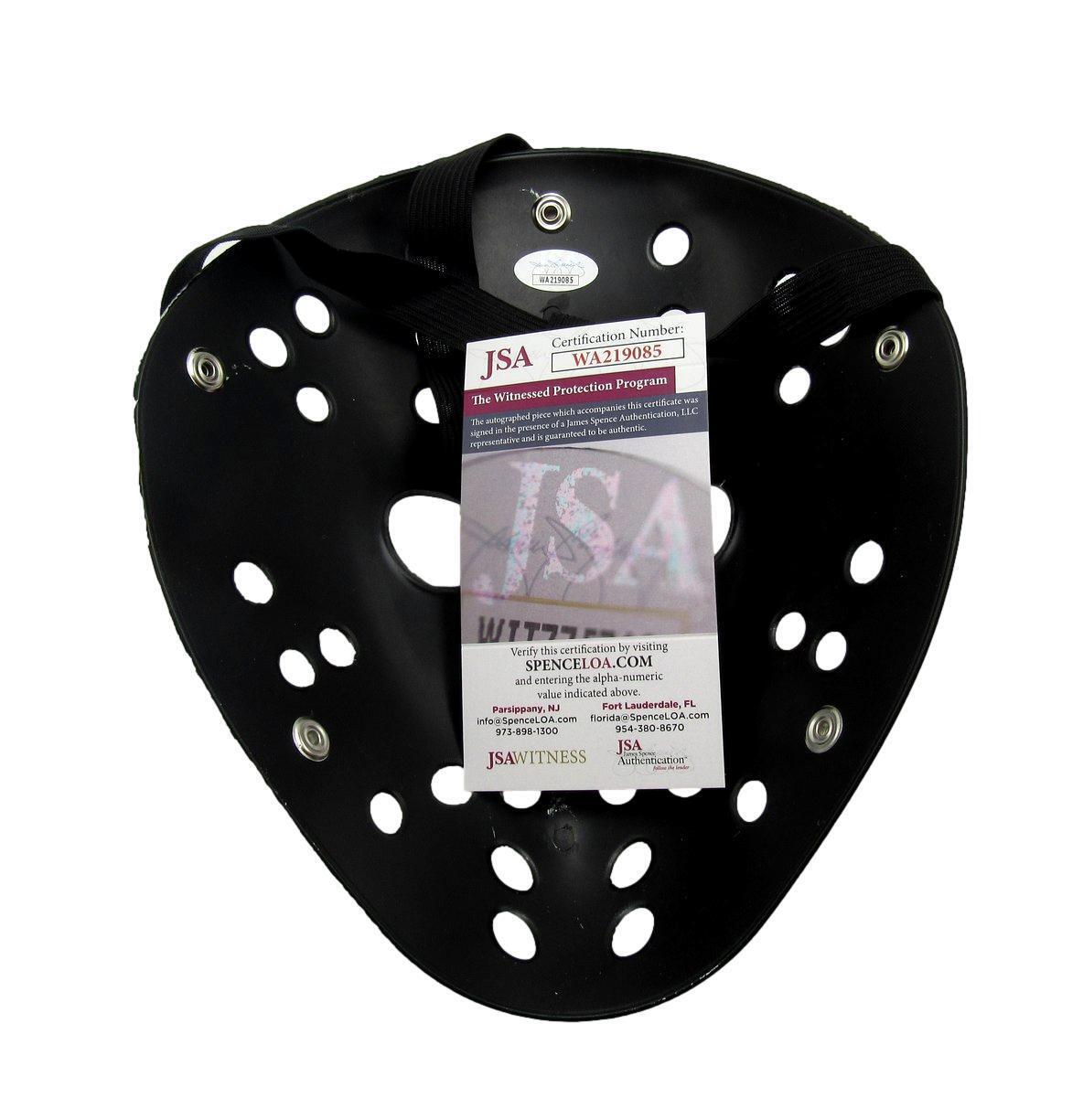 Ari Lehman Autographed/Inscribed "JASON 1" Silver Mask "Friday the 13th" JSA