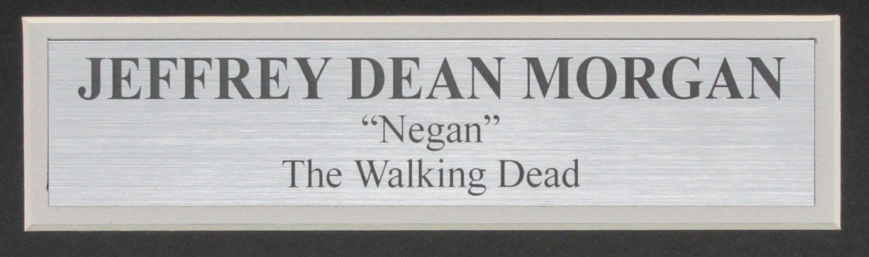 Jeffrey Dean Morgan Signed/Auto Bat Framed "Negan - The Walking Dead" JSA 190478