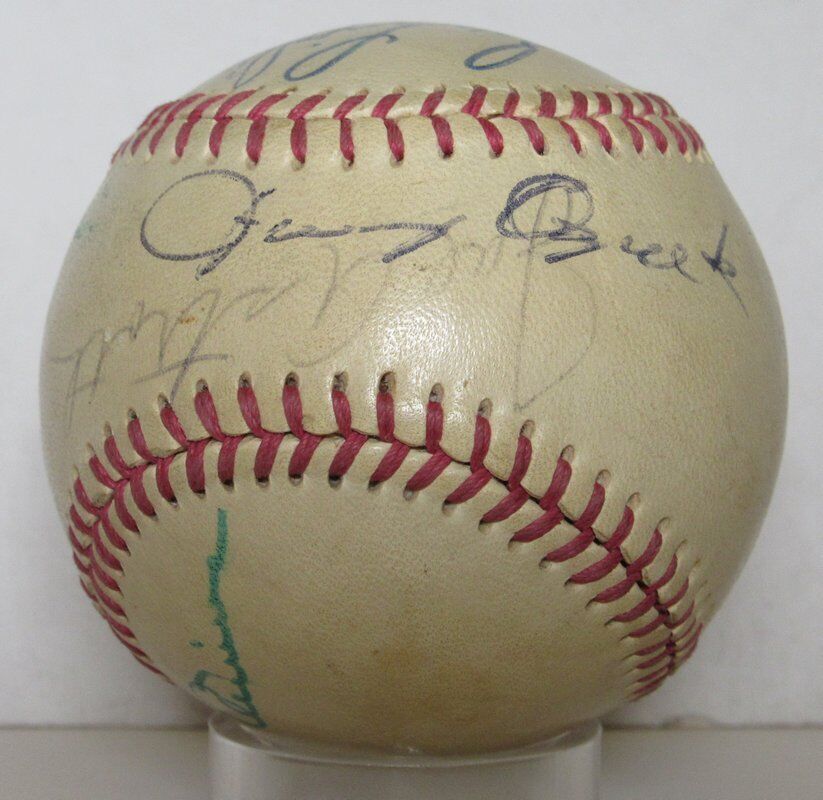 1970's Philadelphia Phillies Multi  Signed Little League Baseball Bowa/Ozark