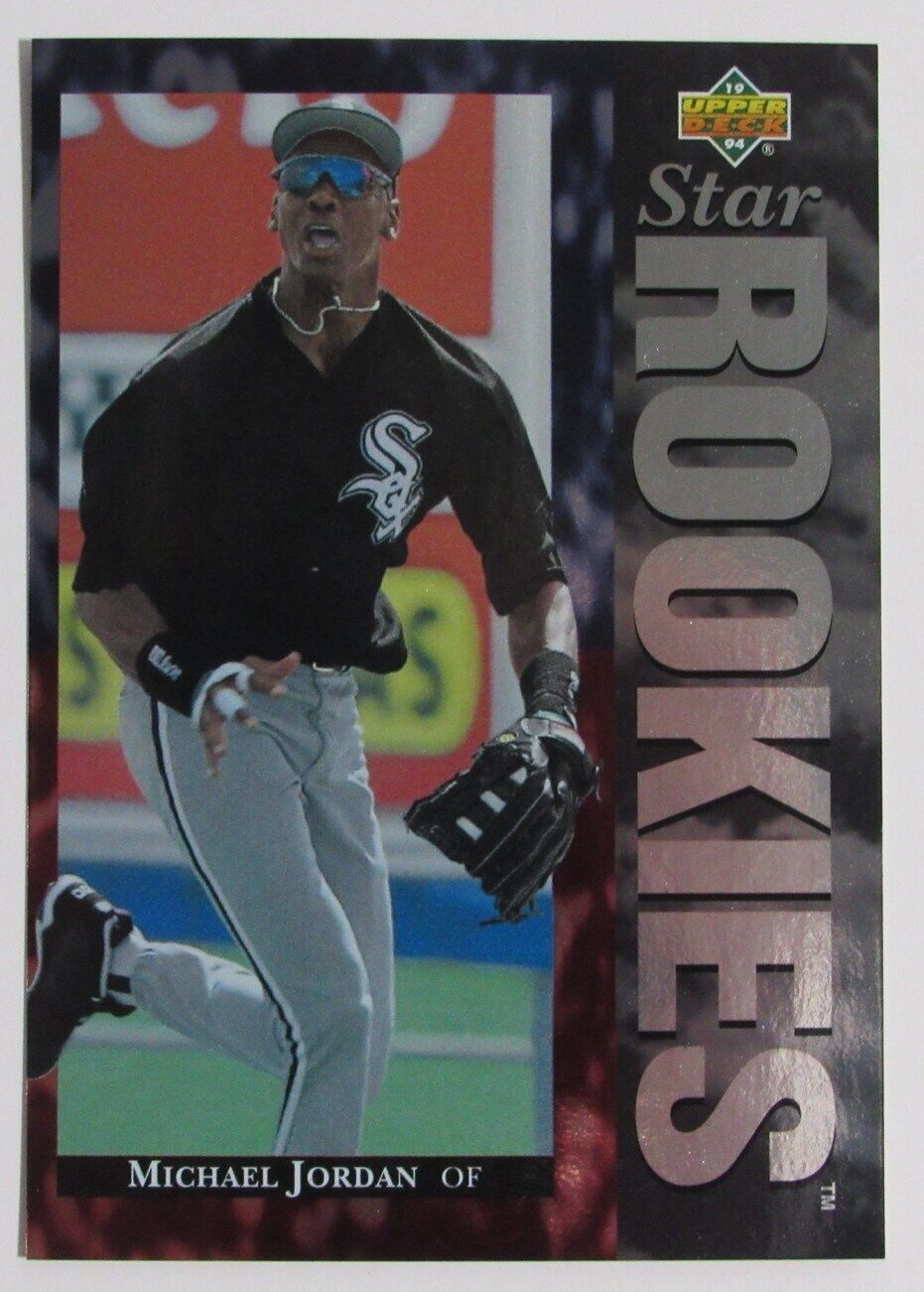 1994-95 Michael Jordan Chicago White Sox Upper Deck Star Rookies Jumbo RC 180326