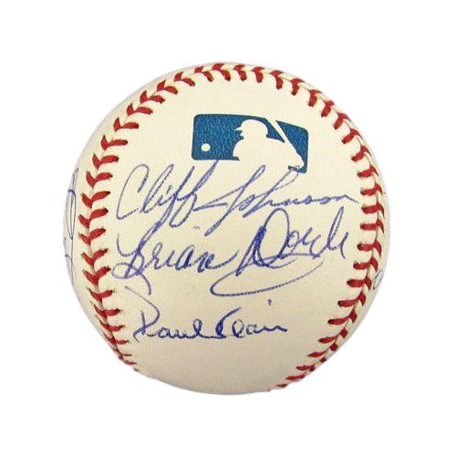 New York Yankees Greats Multi-Signed by 9 Players OML Baseball 190575