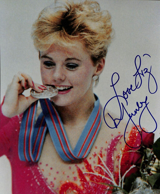 Elizabeth Manley 1988 Olympic/World Silver Medalist Signed 8x10 Photo 180476