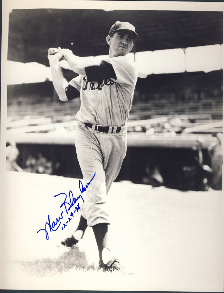 Marv Blaylock Phillies Deceased Signed/Autographed 8x10 Photo JSA 123347