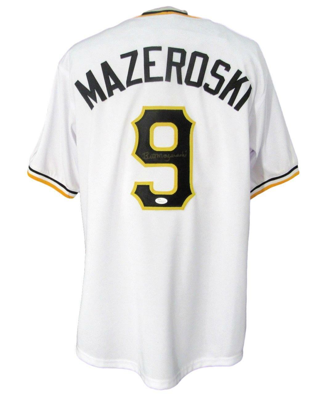 Bill Mazeroski Signed/Autographed Pittsburgh Pirates White Jersey JSA 147917