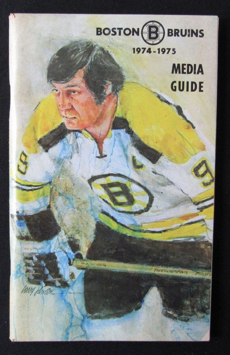 1974-1975 Boston Bruins Media Guide 176516