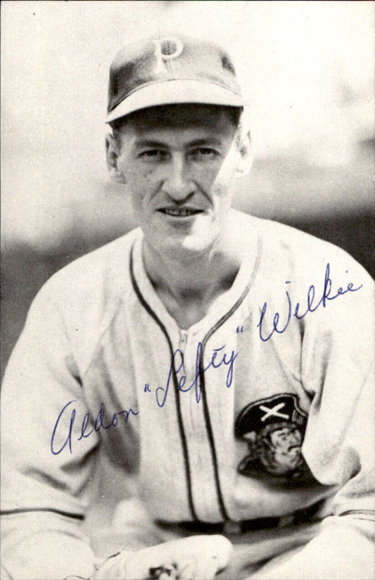 Lefty Wilkie Pirates d. 1992 Signed/Autographed 3x5  Photo 179334