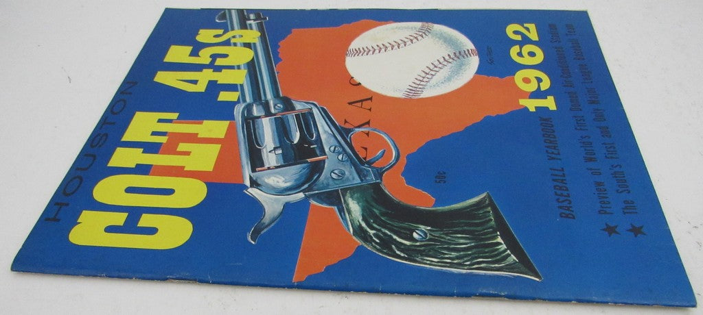 1962 Houston Colt 45's Inaugural Baseball Yearbook Staub, Guisti, Shantz  188427