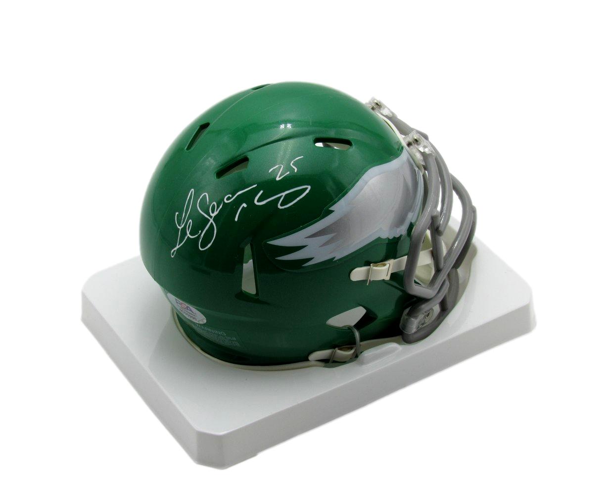 LeSean McCoy Autographed/Signed Eagles Kelly Green Mini Helmet PSA/DNA 193079