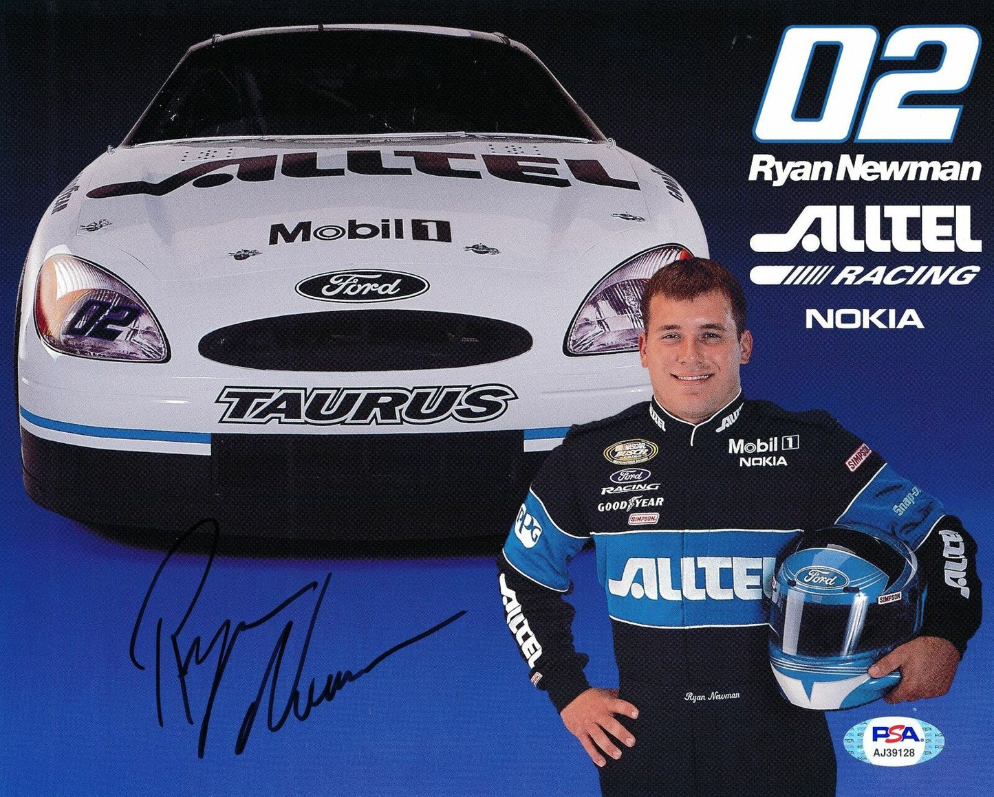 Ryan Newman NASCAR Driver Signed/Autographed 8x10 Photo PSA/DNA 164378