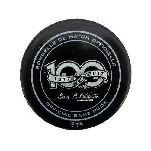 January 29, 2017 LA NHL All-Star Game Hockey Puck UNSIGNED 100th Anniv 188494