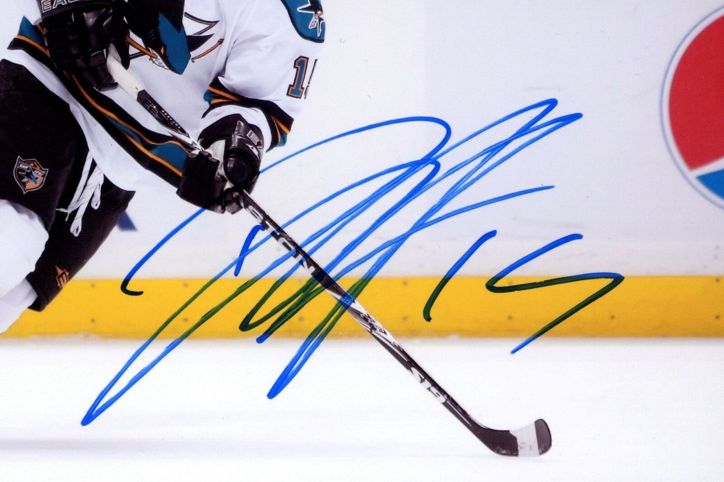 Dany Heatley San Jose Sharks Signed/Autographed 8x10 Photo 153385