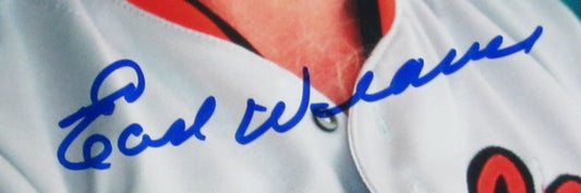 Earl Weaver Orioles Autographed 8x10 Photo Framed