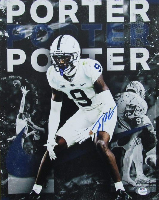 Joey Porter Jr. Autographed 11x14 Photo Penn State PSA/DNA 177725