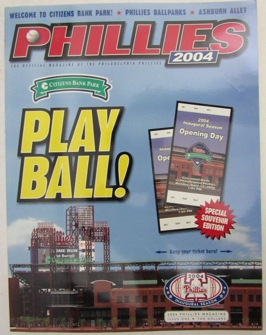 2004 Phillies Magazine - Issue #1 - Special Souvenir Edition 129914