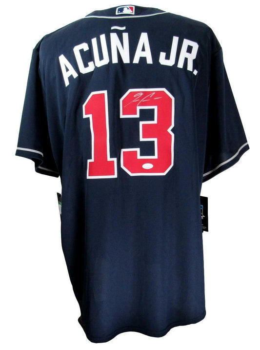 Ronald Acuna Jr. Signed/Autographed MINT Braves Nike Jersey JSA Witness 156208