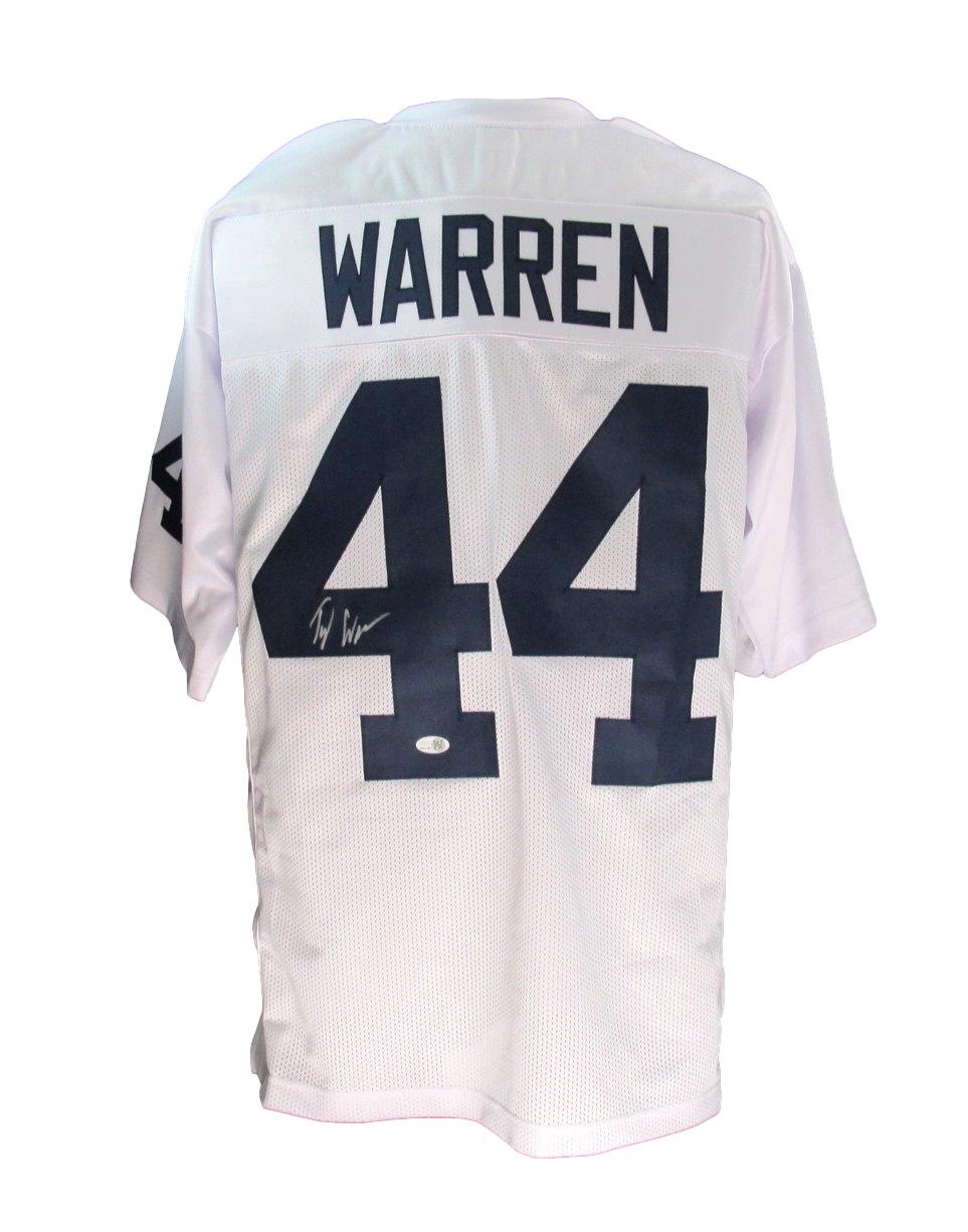 Tyler Warren Autographed White Custom Football Jersey Penn State JSA 192360