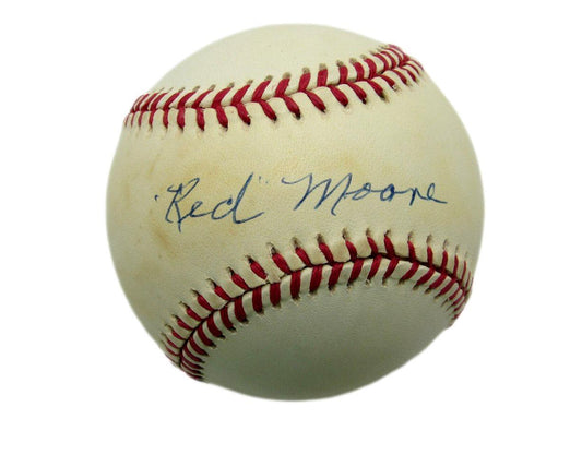 James Red Moore Signed OAL Baseball Negro League Baltimore Elite Giants PSA/DNA