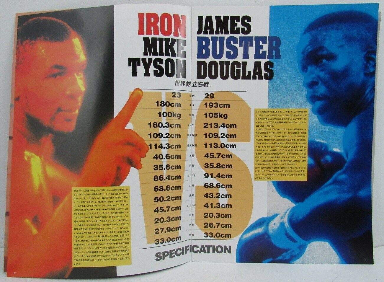 Buster Douglas Signed 1990 Heavyweight Championship Program 162749