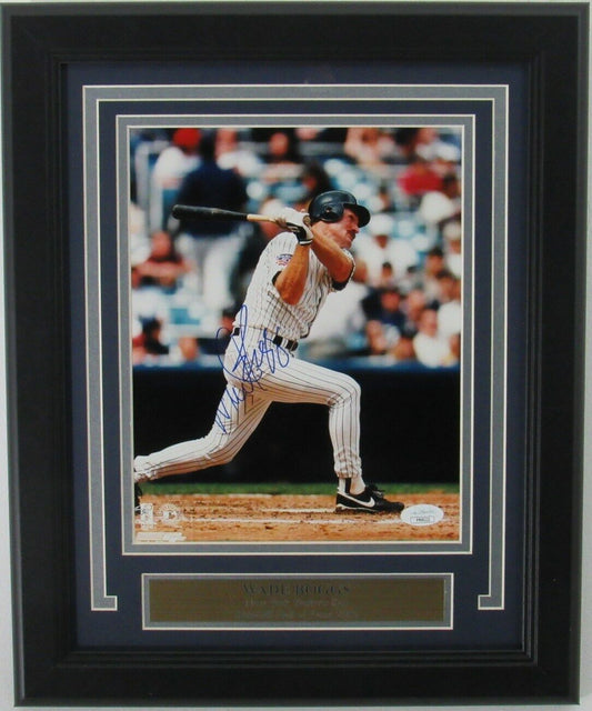 Wade Boggs HOF New York Yankees Signed/Auto 8x10 Photo Framed JSA 161342