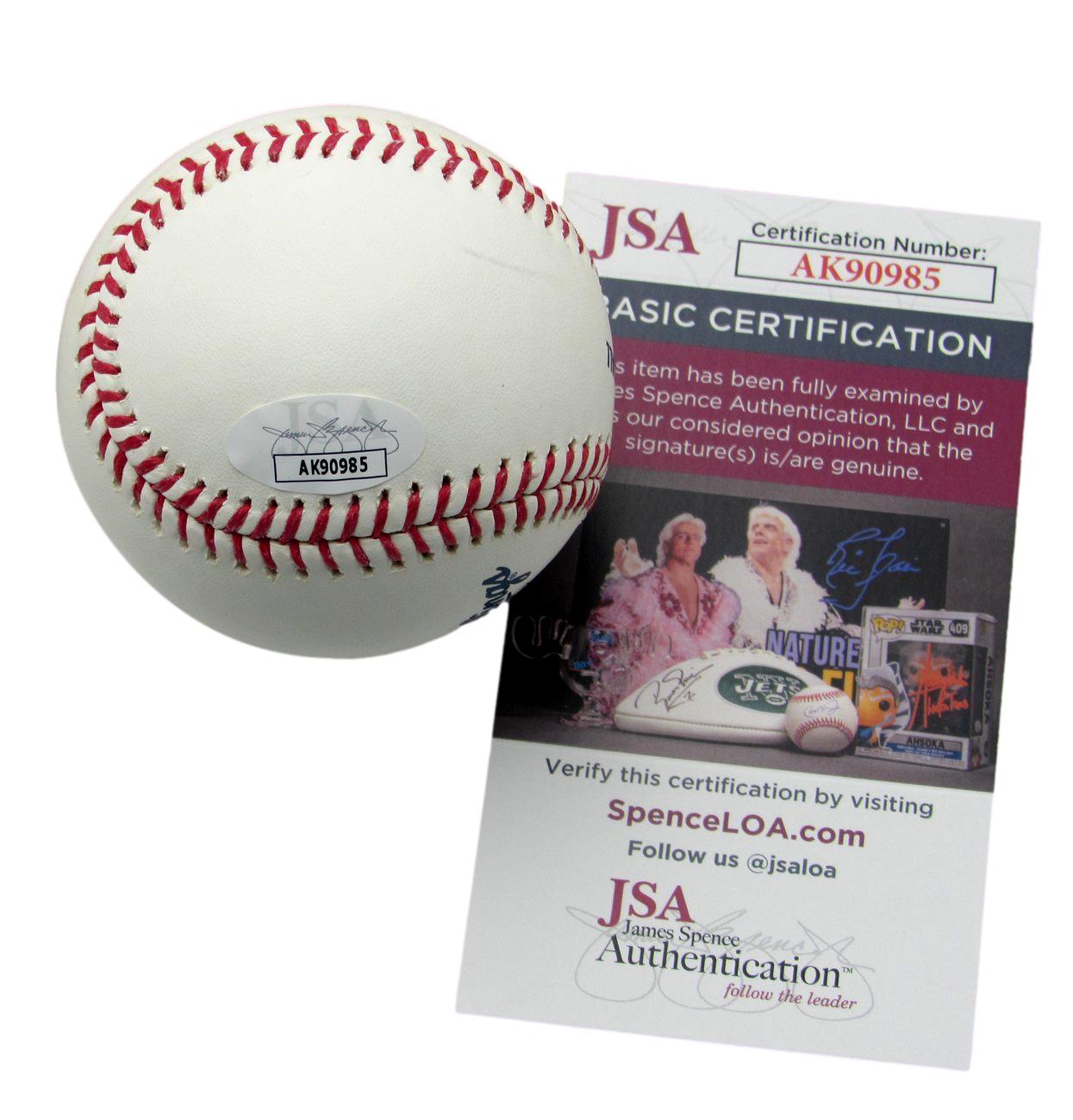 Pete Rose "Sorry..." Reds Signed/Inscribed Rawlings OML Baseball JSA 185071