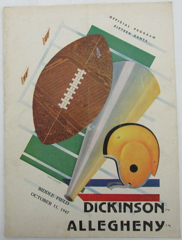 1947 Dickinson vs. Allegheny College Football Program 143477