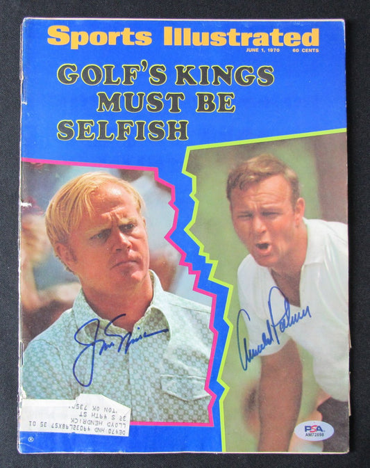 Jack Nicklaus/Arnold Palmer Signed 1970 Sports Illustrated Magazine PSA/DNA