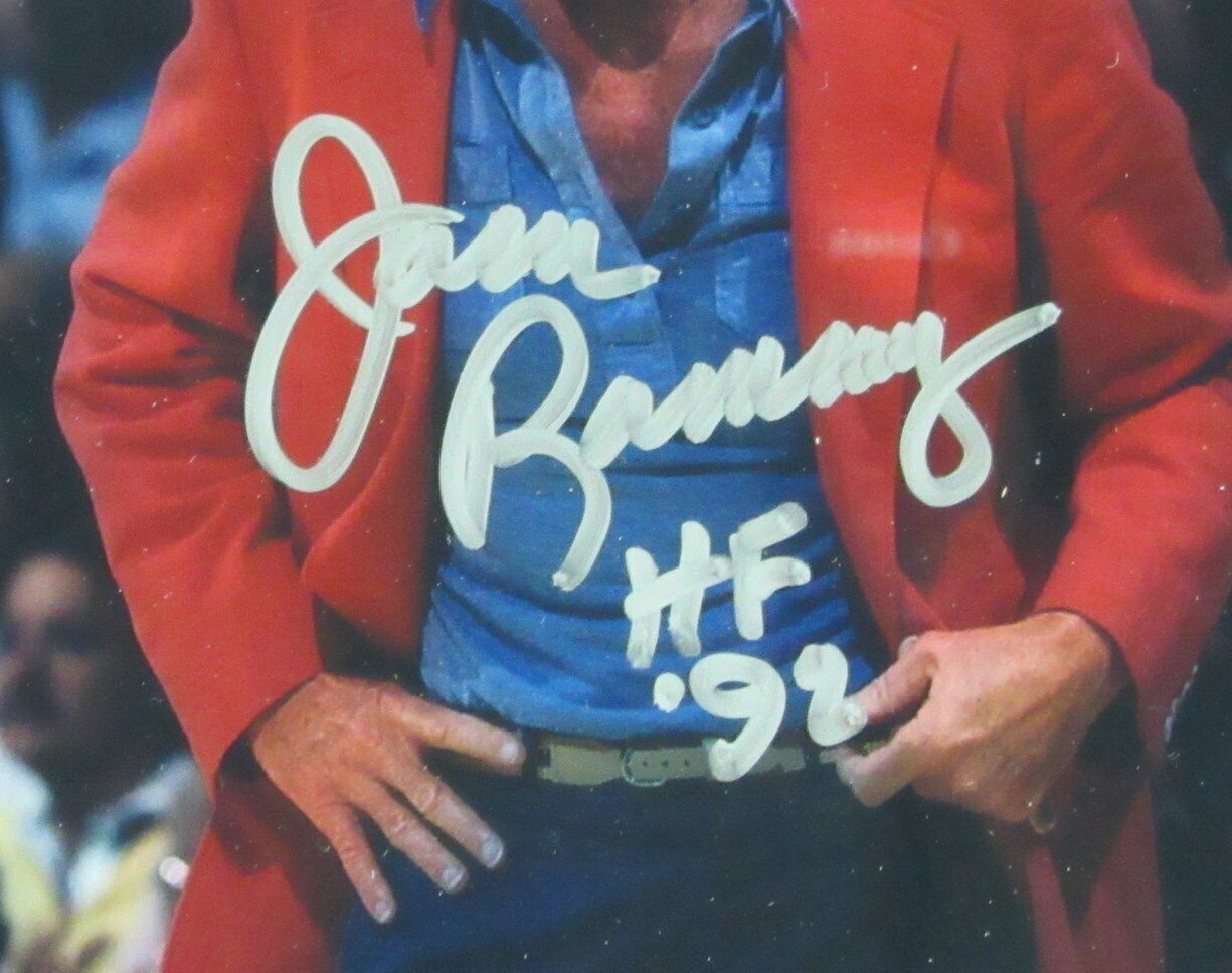 Dr. Jack Ramsey HOF Trail Blazers Signed/Auto 8x10 Photo Framed JSA 163469