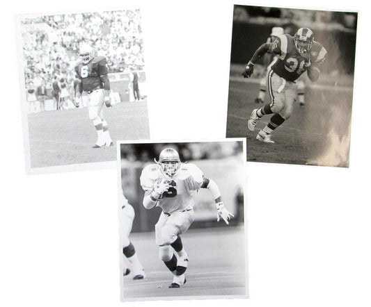 Lot of 3 Vintage Jerome Bettis Sporting News Collection 8x10 B/W Photos