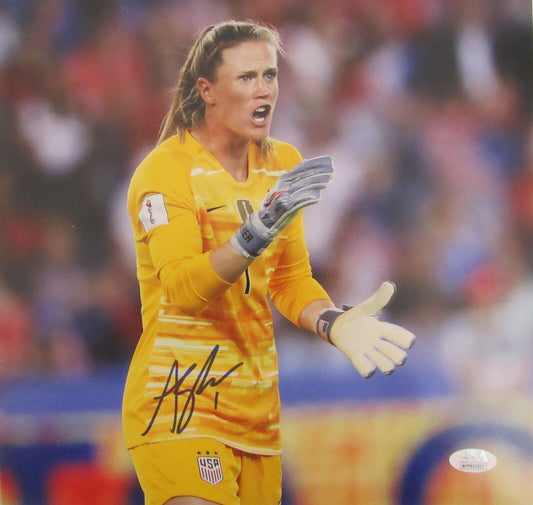 Alyssa Naeher USA Women's Soccer Team Signed 11x14 Photo JSA 146060