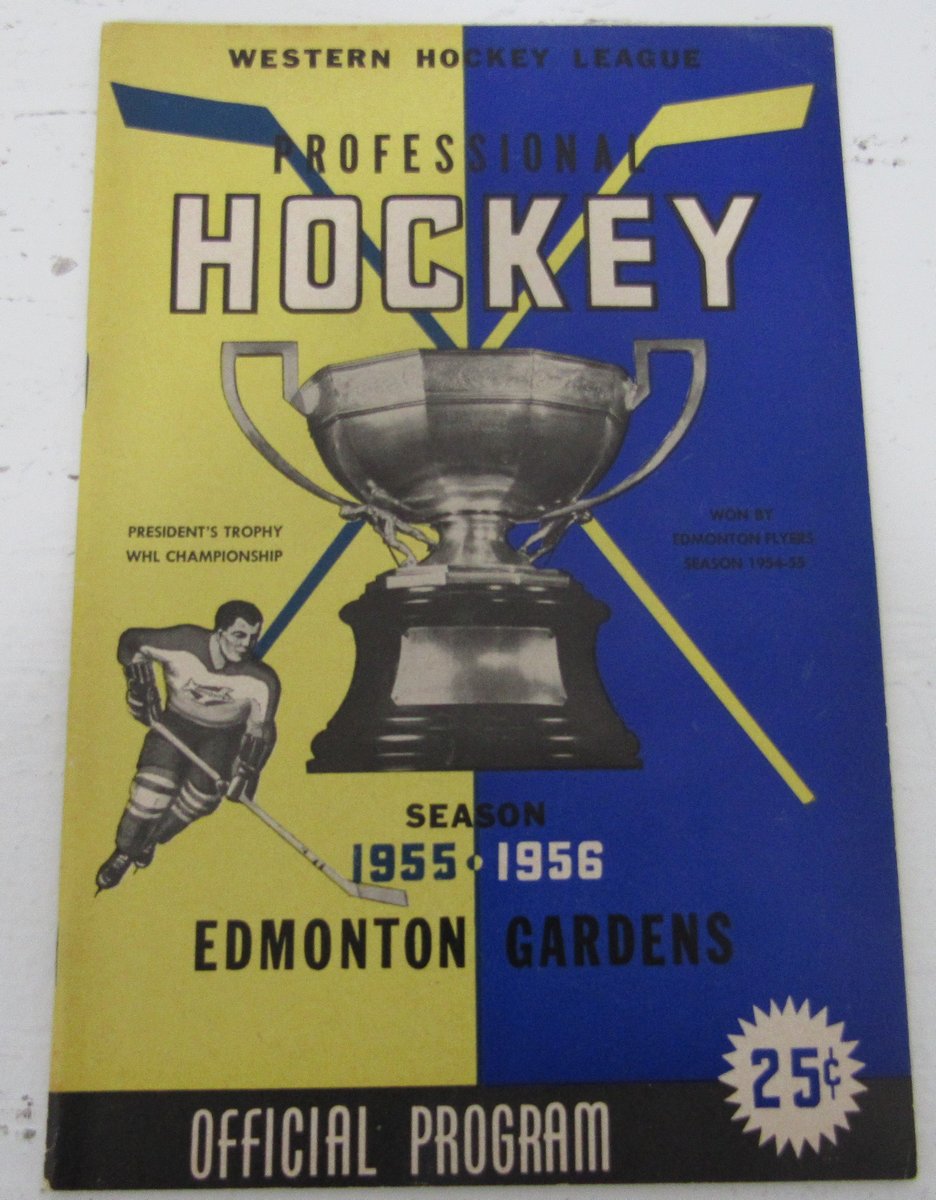 Edmonton WHL Gardens Official Program 1955-1956 143157