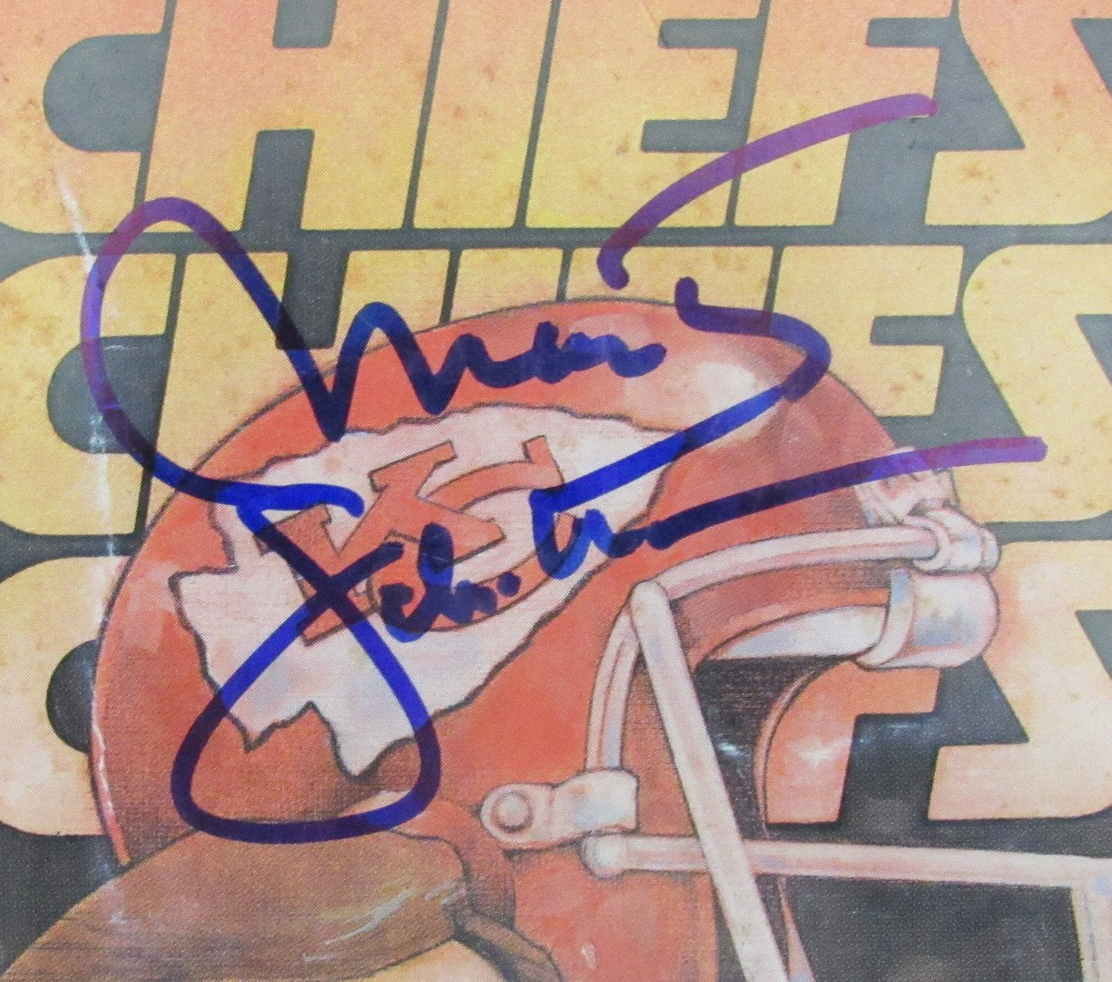 Marty Schottenheimer Signed/Auto 1989 Chiefs Media Guide PSA/DNA 193183