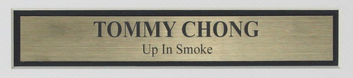 Tommy Chong Autographed 8x10 Photo "Up In Smoke" Framed Beckett