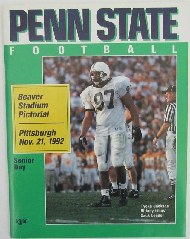 Lot of 10 1992 Penn State Nittany Lions Football Program 138906