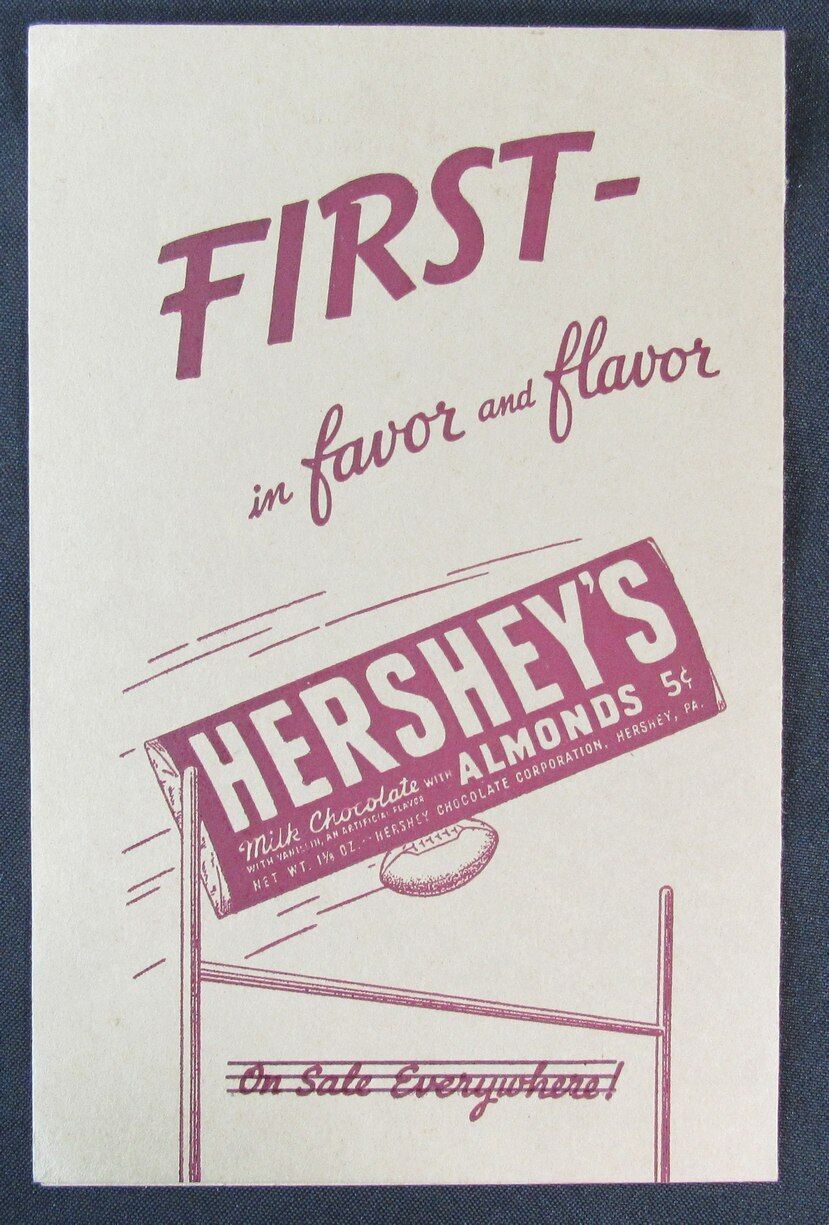 1944 All Star City Stars v County Stars Hershey High School FB Game Program