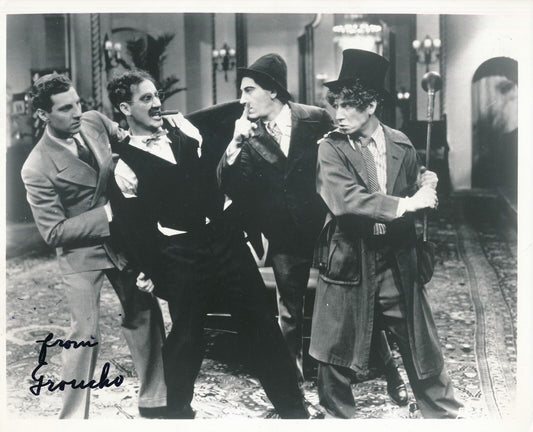 Groucho Marx Autographed/Inscribed 8x10 Photo Comedian/Actor JSA 179930