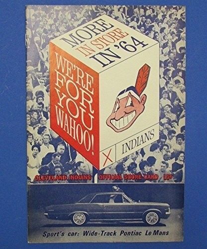 1964 CLEVELAND INDIANS PROGRAM vs. Twins UNSCORED